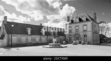 Hôtel Du Labrador à Saint Benoir sur Loire, Loiret, France Banque D'Images