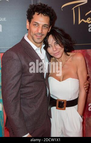 Tomer Sisley et sa femme Sandra Sisley assistante au 39e Festival mondial du Cirque de Demain, au Cirque Phenix, pelouse de Reuilly, Paris, France, le 04 fevrier 2018. Photo de Nasser Berzane/ABACAPRESS.COM Banque D'Images