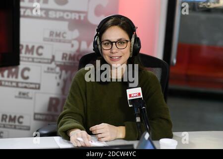 Exclusivité - Nathalie Pechalat sur RMC Sport à Paris, France, le 5 février 2018. Photo de Laurent Zabulon/ABACAPRESS.COM Banque D'Images