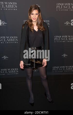 Iris Mittenaere Miss Univers 2016 assiste à la première mondiale de Fifty Shades Freed à la salle Pleyel le 06 février 2018 à Paris, France. Photo de Nasser Berzane/ABACAPRESS.COM Banque D'Images