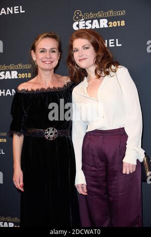 Sandrine Bonnaire et Iris Bry assistent à la fête des révélations de César au petit Palais de Paris, France, le 15 janvier 2018. Photo d'Aurore Marechal/ABACAPRESS.COM Banque D'Images