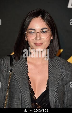 Agathe Auproux assistent à la première de taxi 5 au Grand Rex a Paris, France, le 8 avril 2018. Photo d'Alban Wyters/ABACAPRESS.COM Banque D'Images