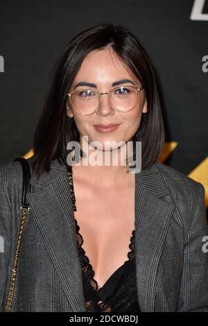 Agathe Auproux assistent à la première de taxi 5 au Grand Rex a Paris, France, le 8 avril 2018. Photo d'Alban Wyters/ABACAPRESS.COM Banque D'Images