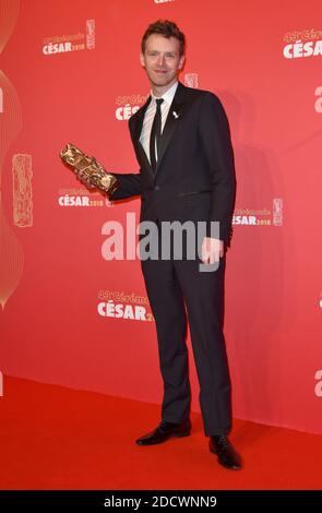 Antoine Reinartz lors de la 43e cérémonie annuelle des césarars du film, qui s'est tenue à la salle Pleyel à Paris, France, le 2 mars 2018. Photo de Berzane-Marechal-Wyters/ABACAPRESS.COM Banque D'Images