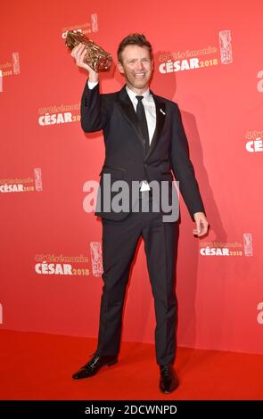 Antoine Reinartz lors de la 43e cérémonie annuelle des césarars du film, qui s'est tenue à la salle Pleyel à Paris, France, le 2 mars 2018. Photo de Berzane-Marechal-Wyters/ABACAPRESS.COM Banque D'Images