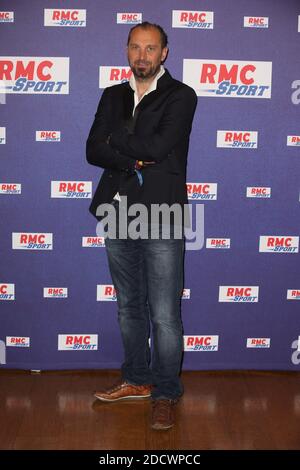 Lionel Charbonnier lors de la conférence de presse RMC sur la coupe du monde de football 2018, a Paris, France le 11 avril 2018. Photo de Jerome Domine/ABACAPRESS.COM Banque D'Images