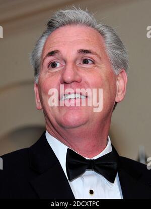 Le chef de la majorité à la Chambre des États-Unis Kevin McCarthy (républicain de Californie) arrive pour le dîner d'État en l'honneur du président Emmanuel Macron de la République française et de Mme Brigitte Macron à la Maison Blanche à Washington, DC, Etats-Unis, le mardi 24 avril 2018. Photo de Ron Sachs/CNP/ABACAPRESS.COM Banque D'Images