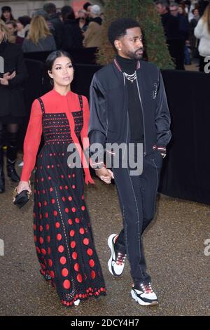 Jhene Aiko et Big Seanassiste au salon Dior Homme dans le cadre de la semaine de la mode Homme de Paris automne/hiver 2018-2019 le 20 janvier 2018 à Paris, France. Photo d'Aurore Marechal/ABACAPRESS.COM Banque D'Images