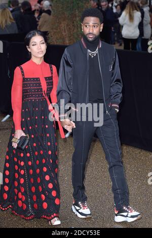 Jhene Aiko et Big Seanassiste au salon Dior Homme dans le cadre de la semaine de la mode Homme de Paris automne/hiver 2018-2019 le 20 janvier 2018 à Paris, France. Photo d'Aurore Marechal/ABACAPRESS.COM Banque D'Images