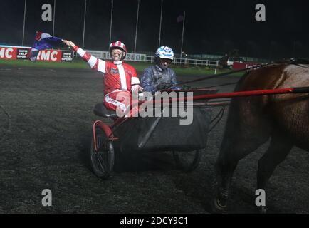 Maitena Biraben lors de l'hippodrome de Vincennes, a Vincennes, France, le 21 janvier 2018. Photo de Jerome Domine/ABACAPRESS.COM Banque D'Images