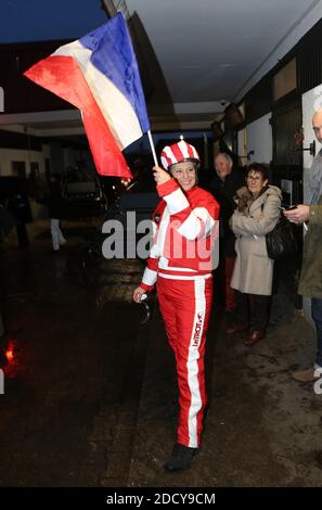 Maitena Biraben lors de l'hippodrome de Vincennes, a Vincennes, France, le 21 janvier 2018. Photo de Jerome Domine/ABACAPRESS.COM Banque D'Images