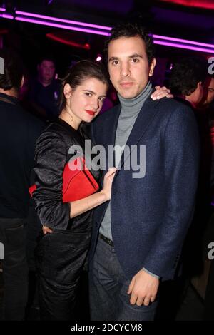 Oriane Deschamps et son compagnon Boris Bergmann lors de l'après-fête de l'avant-première de 'Brilantissime' a l'Arc, Paris, France le 15 janvier 2018. Photo de Jerome Domine/ABACAPRESS.COM Banque D'Images
