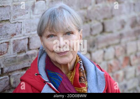 Marina Vlady pose pour une séance photo lors du 8eme Festival 2 Valenciennes a Valenciennes, France le 21 Mars 2018. Photo d'Aurore Marechal/ABACAPRESS.COM Banque D'Images