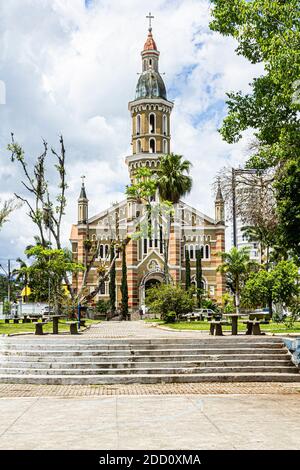 Église de Sao Joao Batista. Sao Joao Batista, Santa Catarina, Brésil. Banque D'Images