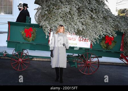 Washington, DC, États-Unis. 23 novembre 2020. La première dame Melania Trump arrive à recevoir l'arbre de Noël de la Maison Blanche à la Maison Blanche le lundi 23 novembre 2020. (Photo d'Oliver Contreras/SIPA USA) Credit: SIPA USA/Alay Live News Banque D'Images