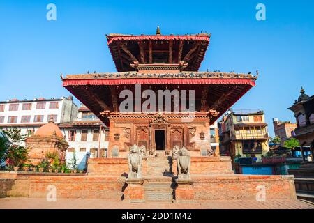 Temple hindou à la place Patan Durbar à Lalitpur or Historique ville de Patan près de Katmandou au Népal Banque D'Images