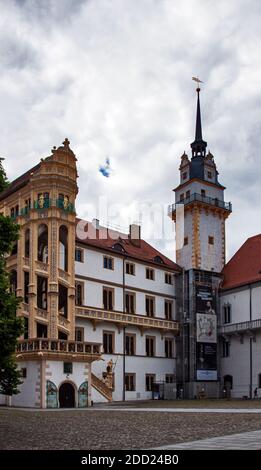 Allemagne, Torgau, château de Hartenfels, chapelle du château, dédiée par martin Luther, 1544, Banque D'Images