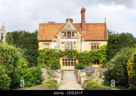 XVe siècle le Manoir aux Quat'Saisons, Church Road, Great Milton, Oxfordshire, Angleterre, Royaume-Uni Banque D'Images