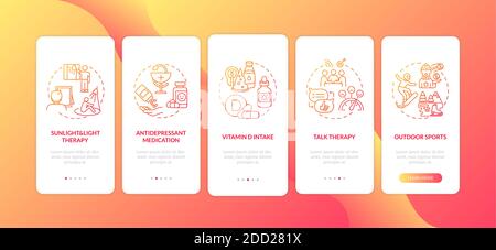 ÉCRAN DE la page de l'application mobile D'intégration DU TRAITEMENT SAD avec des concepts Illustration de Vecteur