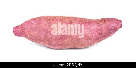 Patate douce isolée sur fond blanc. Banque D'Images