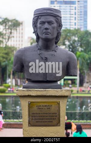 À l'intérieur du parc Rizal à Manille, Philippines Banque D'Images