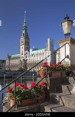 Géographie / Voyage, Allemagne, Hambourg, Hambourg, Hambourg hôtel de ville, droits-supplémentaires-autorisations-Info-non-disponible Banque D'Images