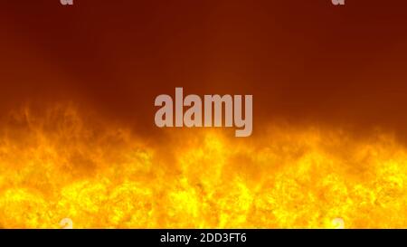 explosion flamme flamme résumé texture, illustration rendu Banque D'Images