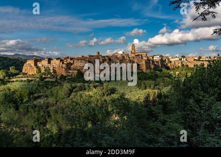 Pitigliano est une ville splendide dans la région de Tufo en Maremme. Pitigliano, Grosseto, Toscane, Italie, Europe Banque D'Images