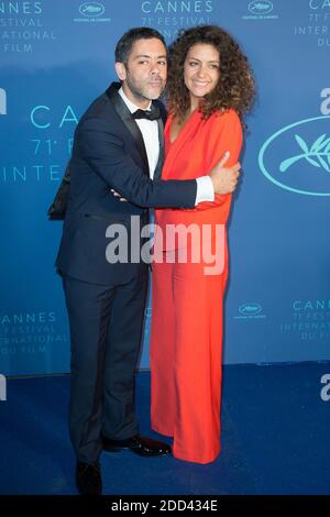 Manu Payet et Anne-Valerie Payet participant à la cérémonie d'ouverture à l'Agora lors du 71e festival de Cannes le 08 mai 2018 à Cannes, France. Photo de Nasser Berzane/ABACAPRESS.COM Banque D'Images