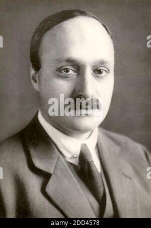 JAMES FRANCK (1882-1964) physicien allemand et lauréat du prix Nobel Banque D'Images