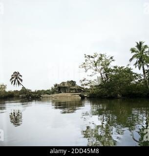 Am Rio Magdalena, Kolumbien er Jahre 1960. À la Magdalena, Colombie 1960. Banque D'Images