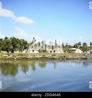 Am Rio Magdalena, Kolumbien er Jahre 1960. À la Magdalena, Colombie 1960. Banque D'Images