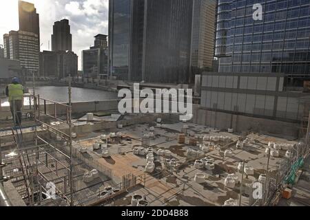 GRANDE-BRETAGNE / Angleterre /Canary Wharf/Canary Wharf est le plus grand développement de propriété commerciale au monde, avec plus de 12 millions de pieds carrés. Banque D'Images