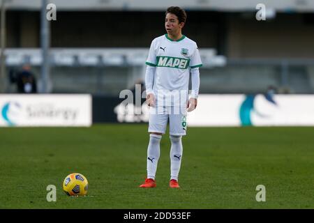 Maxime Lopez (US Sassuolo Calcio) pendant Hellas Verona vs Sassuolo, football italien série A Match, Vérone, Italie, - photo .LM/Francesco Scaccianoce Banque D'Images