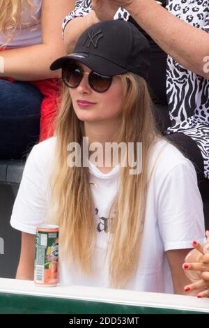 Invité dans des stands lors de l'Open de tennis français à l'arène Roland-Garros le 07 juin 2018 à Paris, France. Photo de Nasser Berzane/ABACAPRESS.COM Banque D'Images