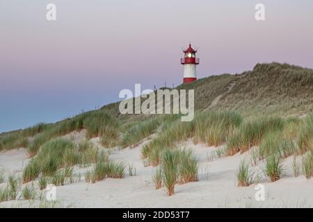 Géographie / Voyage, Allemagne, Schleswig-Holstein, Sylt, phare liste est sur le coude, liberté-de-Panorama Banque D'Images