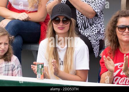 Invité dans des stands lors de l'Open de tennis français à l'arène Roland-Garros le 07 juin 2018 à Paris, France. Photo de Nasser Berzane/ABACAPRESS.COM Banque D'Images