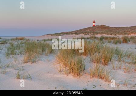 Géographie / Voyage, Allemagne, Schleswig-Holstein, Sylt, phare liste est à coude, liberté-de-Panorama Banque D'Images