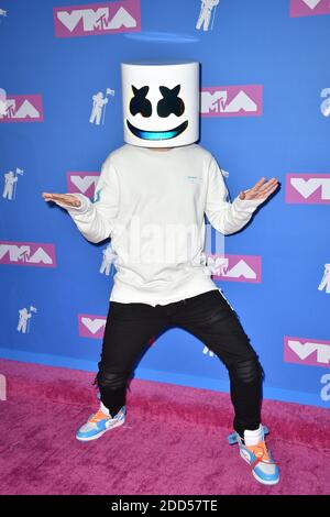 Marshmello assiste aux MTV Video Music Awards 2018 au radio City Music Hall le 20 août 2018 à New York. Photo de Lionel Hahn/ABACAPRESS.COM Banque D'Images