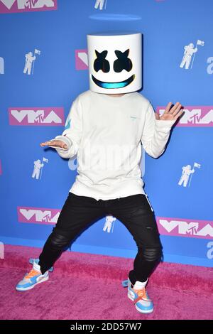 Marshmello assiste aux MTV Video Music Awards 2018 au radio City Music Hall le 20 août 2018 à New York. Photo de Lionel Hahn/ABACAPRESS.COM Banque D'Images