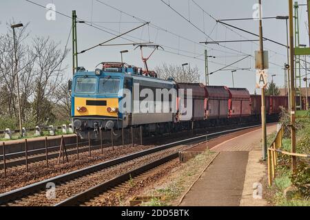 Train de fret à venir Banque D'Images