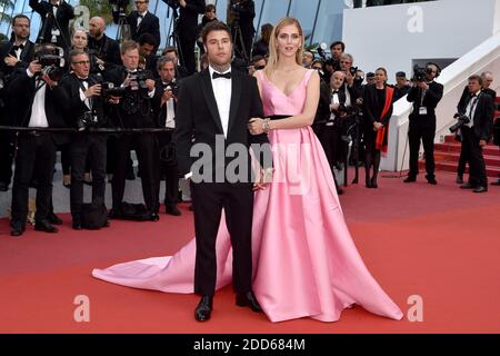 Chiara Ferragni, Federico Leonardo Lucia participe à la projection du Grand bain qui s'est tenue au Palais des Festivals le 13 mai 2018 à Cannes, en France, dans le cadre du 71e Festival annuel du film de Cannes. Photo de Lionel Hahn/ABACAPRESS.COM Banque D'Images