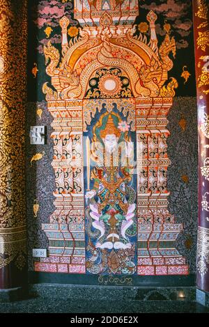 Wat Pa Dara Phirom Phra Aram Luang à Mae Rim, province de Chiang Mai, Thaïlande Banque D'Images