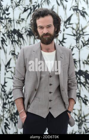 Exclusif - l'acteur français Romain Duris pose pour des photos lors du 71e Festival annuel de Cannes le 13 mai 2018 à Cannes, France. Photo d'Aurore Marechal/ABACAPRESS.COM Banque D'Images