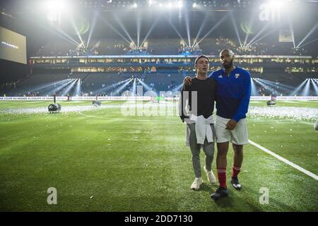 Thierry Henry lors d'une exposition de football entre l'équipe nationale française de football de la coupe du monde 1998 et la FIFA 98 composée d'anciens joueurs internationaux, pour marquer le 20e anniversaire de la victoire de la coupe du monde 1998 en France, le 12 juin 2018 à l'U Arena de Nanterre, près de Paris. Photo par ELIOT BLONDT/ABACAPRESS.COM Banque D'Images