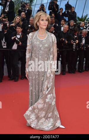 Jane Fonda participe à la projection de Blackkllansman qui s'est tenue au Palais des Festivals le 14 mai 2018 à Cannes, en France, dans le cadre du 71e Festival annuel du film de Cannes. Photo de Lionel Hahn/ABACAPRESS.COM Banque D'Images