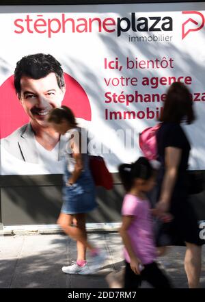 Illustration de l'agence immobilière Stephane Plaza à Paris, France, le 3 septembre 2018. Photo d'Alain Apaydin/ABACAPRESS.COM Banque D'Images