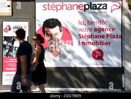 Illustration de l'agence immobilière Stephane Plaza à Paris, France, le 3 septembre 2018. Photo d'Alain Apaydin/ABACAPRESS.COM Banque D'Images