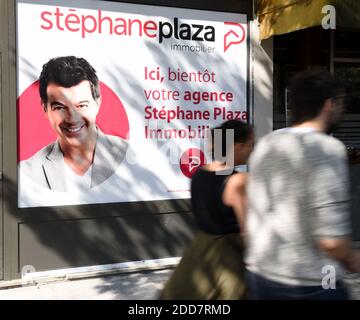 Illustration de l'agence immobilière Stephane Plaza à Paris, France, le 3 septembre 2018. Photo d'Alain Apaydin/ABACAPRESS.COM Banque D'Images