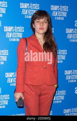 Mylène Jampanoi arrive à la cérémonie de clôture du 7e Festival du film des champs Elysées au cinéma Publicis le 19 juin 2018 à Paris, France. Photo de Nasser Berzane/ABACAPRESS.COM Banque D'Images